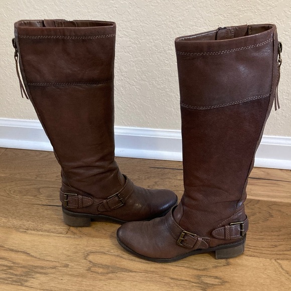 Naturalizer Dark Brown Over Knee High Boots - Picture 2 of 11